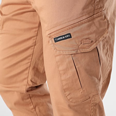 American People - Pantaloni Cargo color cammello