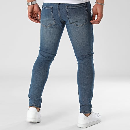 American People - Jeans skinny in denim blu