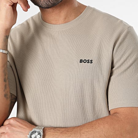 BOSS - Camiseta Waffle 50480834 Beige