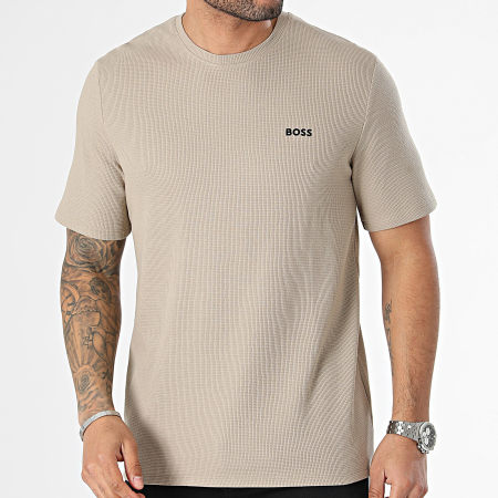 BOSS - Camiseta Waffle 50480834 Beige