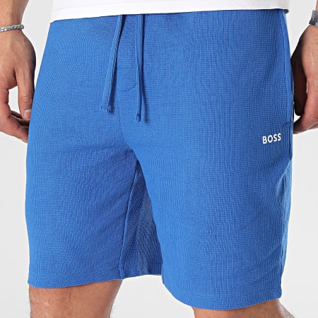 BOSS - Pantalones cortos Waffle 50480828 Azul real