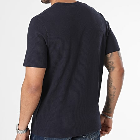 BOSS - Camiseta Waffle 50480834 Azul marino