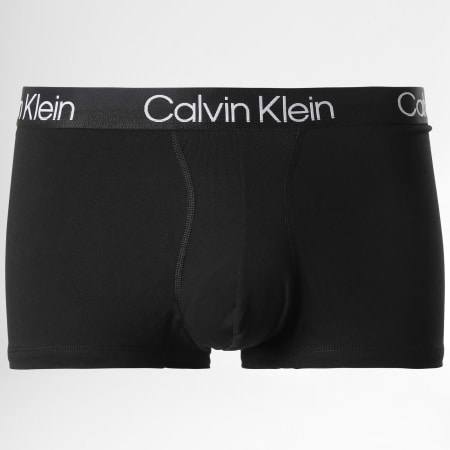 Calvin Klein - Juego de 3 Boxers Estructura Moderna NB2970A Negro Gris Celeste
