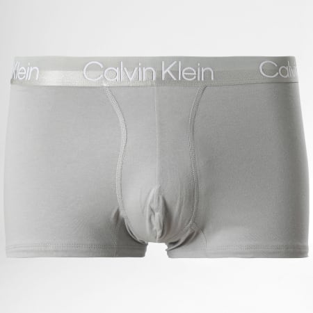 Calvin Klein - Juego de 3 Boxers Estructura Moderna NB2970A Negro Gris Celeste