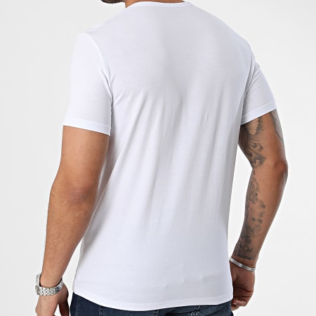 Emporio Armani - Juego de 2 camisetas 111849-4R717 Blanco Azul Marino