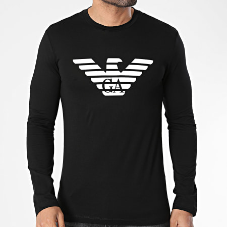 Emporio Armani - Tee Shirt Manches Longues N1TN8-1JPZZ Noir