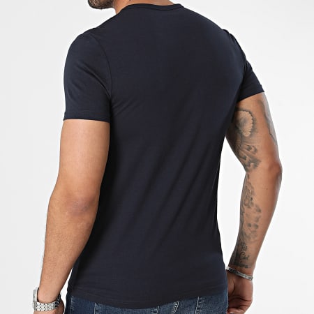 Emporio Armani - Lote de 2 camisetas 111267-4R722 Azul marino