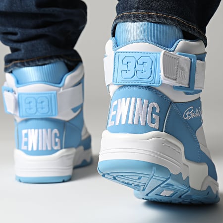 Ewing Athletics - Zapatillas Ewing 33 Hi 1BM02466 Blanco Azul Polvo