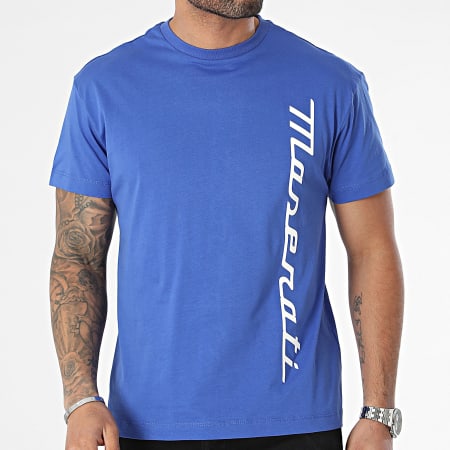 F1 et Motorsport - Camiseta Maserati Stampa Gommata Azul