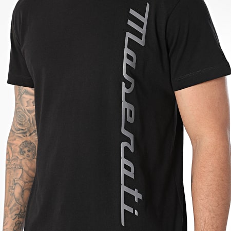 F1 et Motorsport - Camiseta reflectante Maserati Stampa Negra