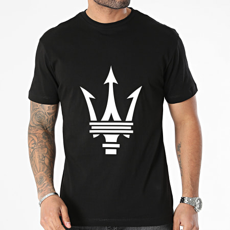 F1 et Motorsport - Tee Shirt Maserati Tridente Noir
