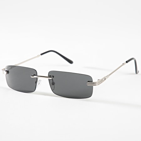 Frilivin - CV2317 Gafas de sol Plata Negro