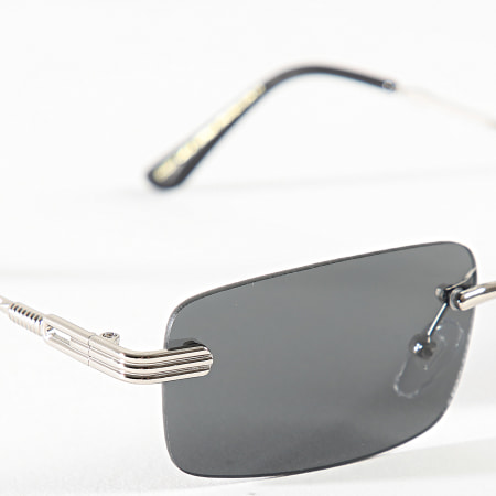 Frilivin - CV2317 Gafas de sol Plata Negro