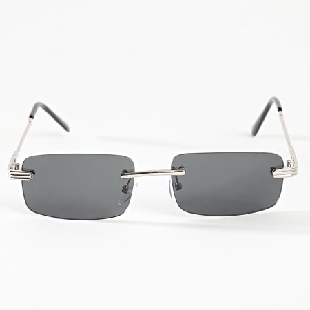 Frilivin - CV2317 Gafas de sol Plata Negro