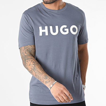 HUGO - Tee Shirt Dulivio 50467556 Gris Foncé