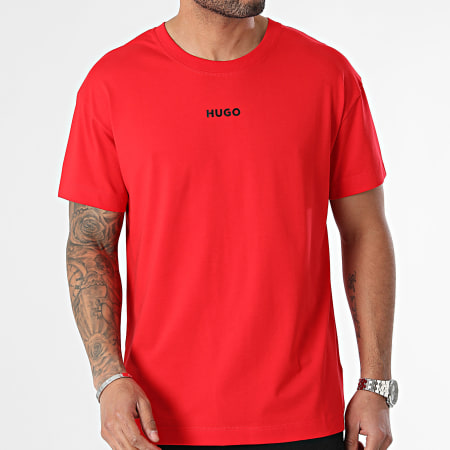 HUGO - Tee Shirt Linked 50518646 Rouge