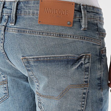Indicode Jeans - Short Jean Kaden 70-100 Bleu Denim