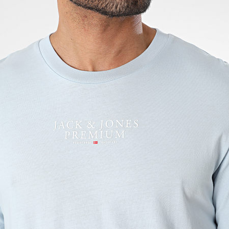 Jack And Jones - Tee Shirt Archie Bleu Clair
