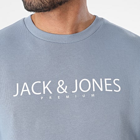 Jack And Jones - Sweat Crewneck Jake Bleu Clair