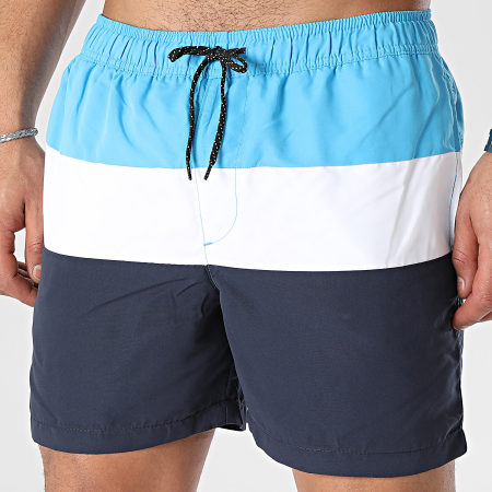 Produkt - Pantaloncini da bagno Akm Colorblock Blu Bianco Marina