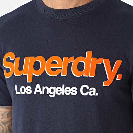 Superdry - Camiseta Core Logo Classic M1011985A Azul Marino