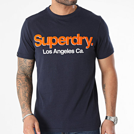 Superdry - Camiseta Core Logo Classic M1011985A Azul Marino