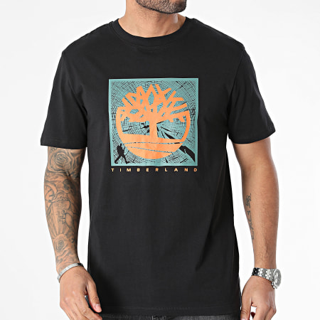 Timberland - Camiseta Manga Delantera Grap A5UDB Negro