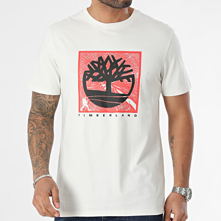 Timberland - Camiseta Manga Delantera Grap A5UDB Beige