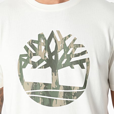 Timberland - Tee Shirt Camo Tree Logo A5UP3 Beige
