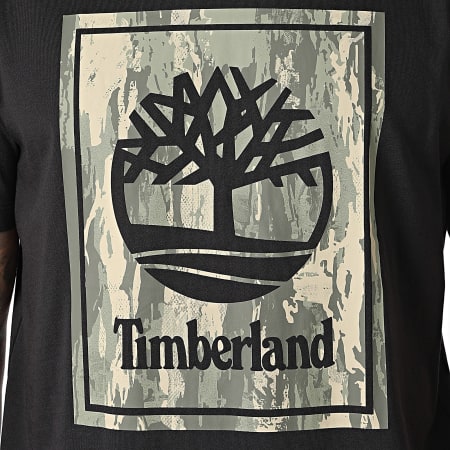 Timberland - Tee Shirt Camo A5UBF Noir