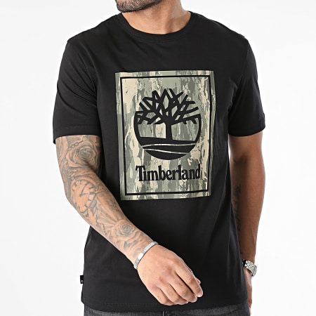 Timberland - Camiseta Camo A5UBF Negra