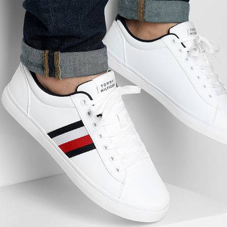 Tommy Hilfiger - Sneaker Iconic Vulc Stripes 5072 Bianco