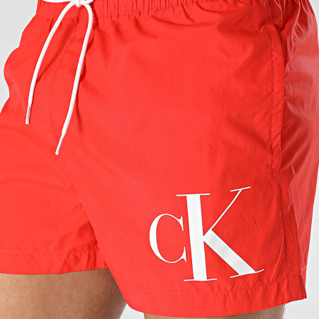 Calvin Klein - Bañador con cordón 0967 Rojo