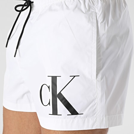 Calvin Klein - Short De Bain Drawstring 1015 Blanc