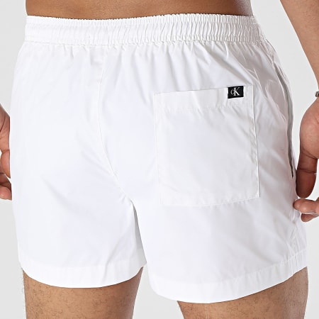 Calvin Klein - Shorts de baño con cordón 1015 Blanco