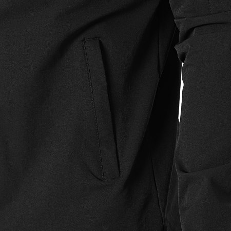 Classic Series - Set giacca con cappuccio e pantaloni cargo neri con zip