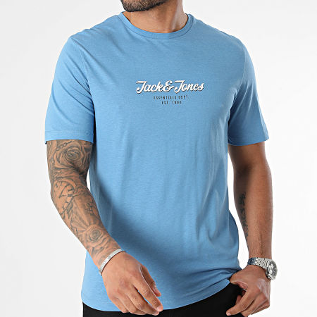 Jack And Jones - Camiseta Henry Azul Claro