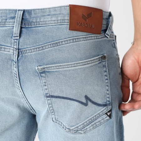 Kaporal - Pantaloncini Jean essenziali ELIXM8J Blu Denim