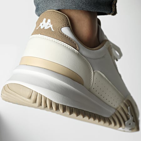 Kappa - Authentic Arklow 351P8PW Blanco Beige Sneakers