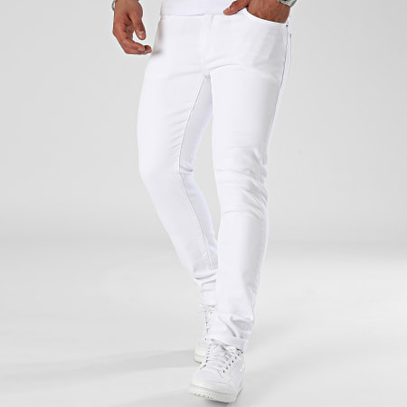 Only And Sons - Slim Loom Jeans Blanco