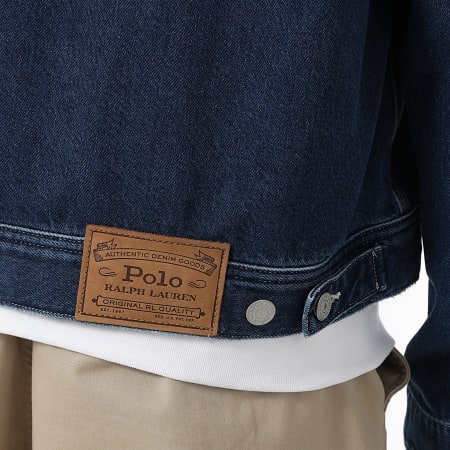 Polo Ralph Lauren - Giacca jeans salopette in denim blu