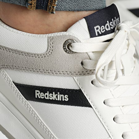 Redskins - Scarpe da ginnastica Gandhi 2 RO141VM Bianco Grigio Navy