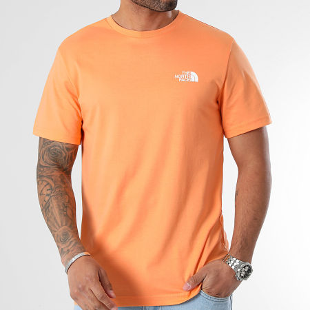 The North Face - Tee Shirt Simple Dome A87NG Orange