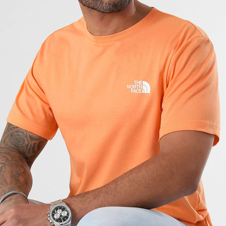 The North Face - Camiseta Simple Dome A87NG Naranja