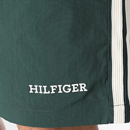 Tommy Hilfiger - Track 4499 Pantaloncini da jogging a righe Verde scuro