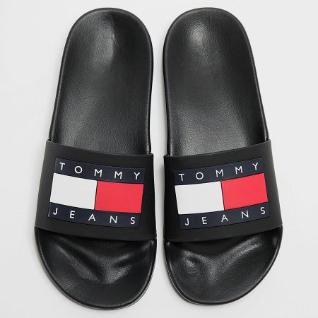Tommy Jeans - Claquettes Pool Slide Essential 1191 Noir