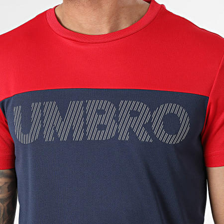 Umbro - Tee Shirt 957740-60 Bleu Marine Rouge