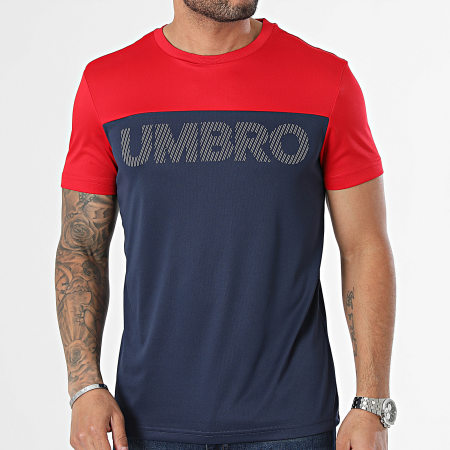 Umbro - Maglietta 957740-60 blu navy rosso