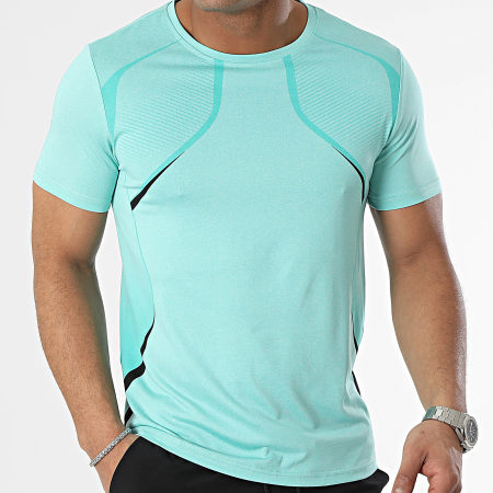 Zayne Paris  - Set di maglietta e pantaloncini da jogging blu chiaro e nero