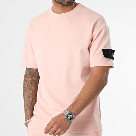 Zayne Paris  - Set di maglietta e pantaloncini cargo rosa